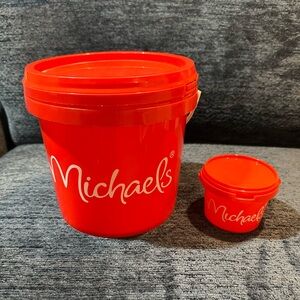 Michael’s Red Buckets